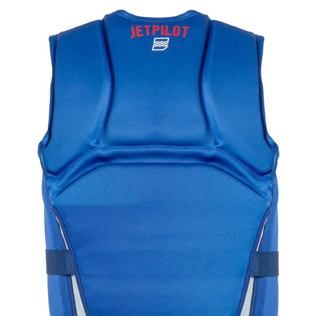 Back view of the Jetpilot Bonifay Baller CGA showing the beveled foam back