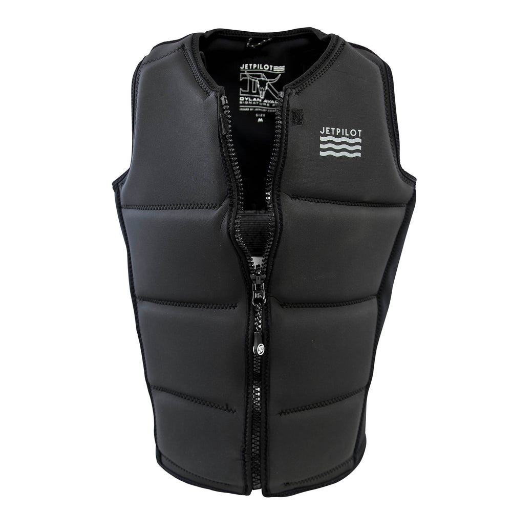 Front view of The Ayala Surf comp Vest  Front whit the zipper open