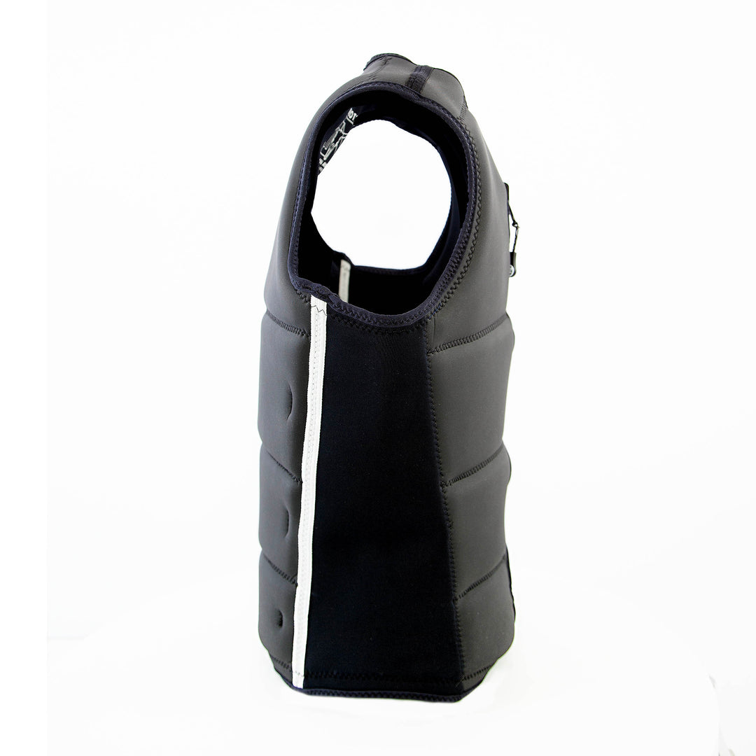 Side view of The Ayala Surf comp Vest  showing the side panel of the vest
