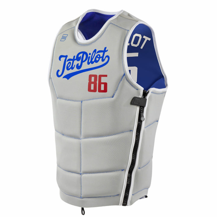 view of the Jetpilot Bonifay Baller Comp Vest. #color_blue-lad