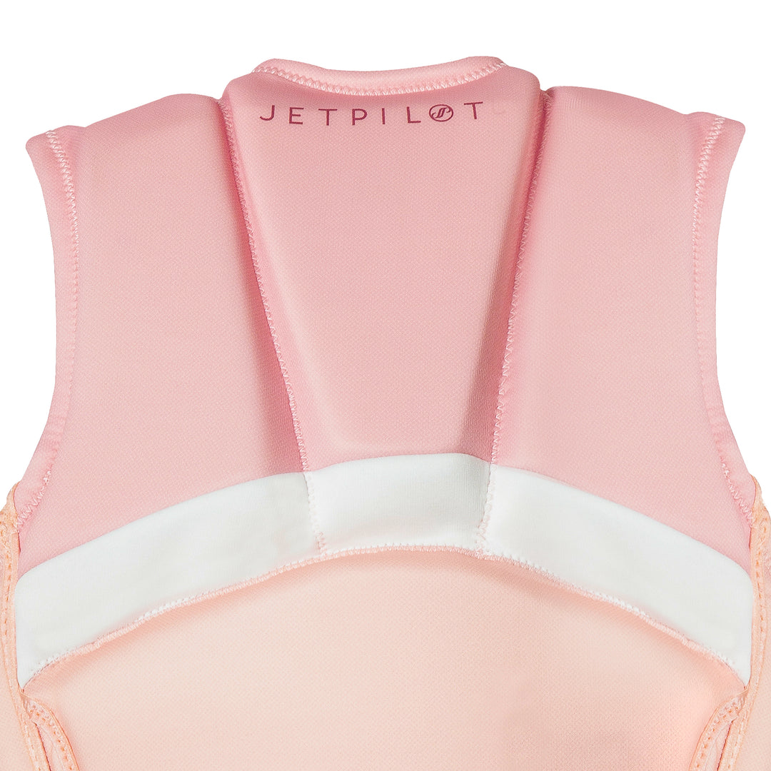Rear top view of the Jetpilot Women's Armada CGA vest showing the top panels