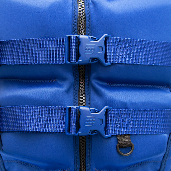 Front view of the Men's Jetpilot Armada CGA Vest  showing the Bucles