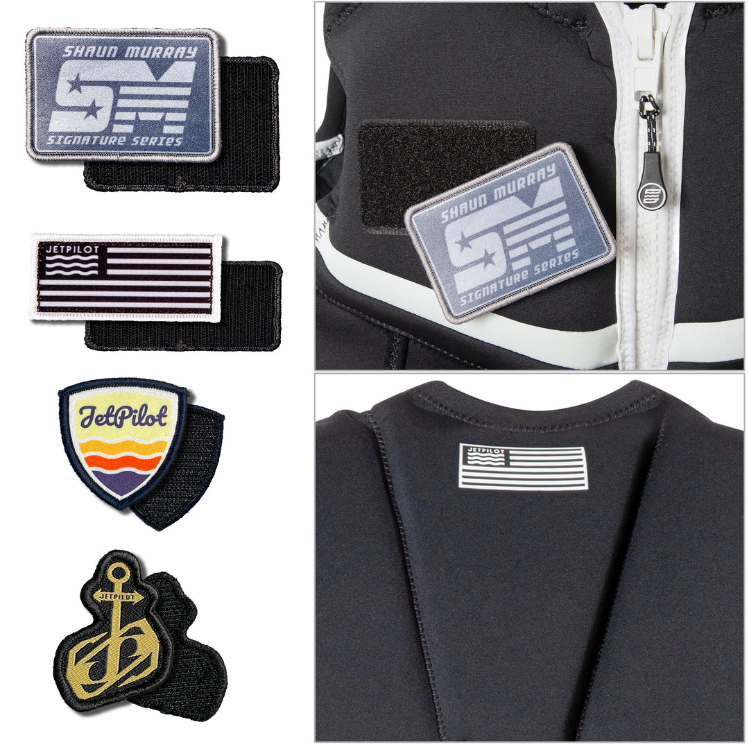 Jetpilot Shaun Murray CGA Vest  interchangeable patches with velcro