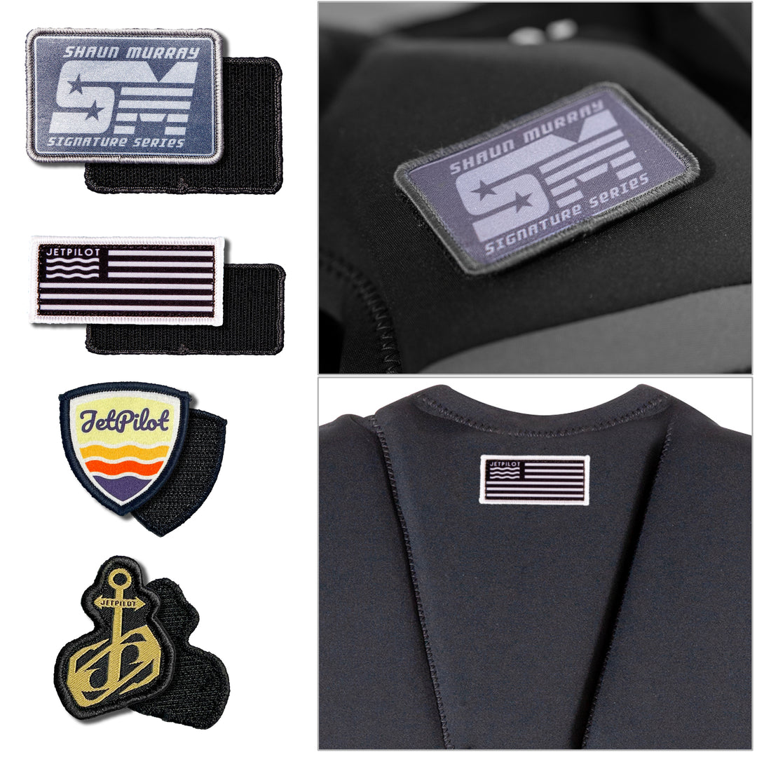 Jetpilot Shaun Murray CGA Vest  interchangeable patches with velcro