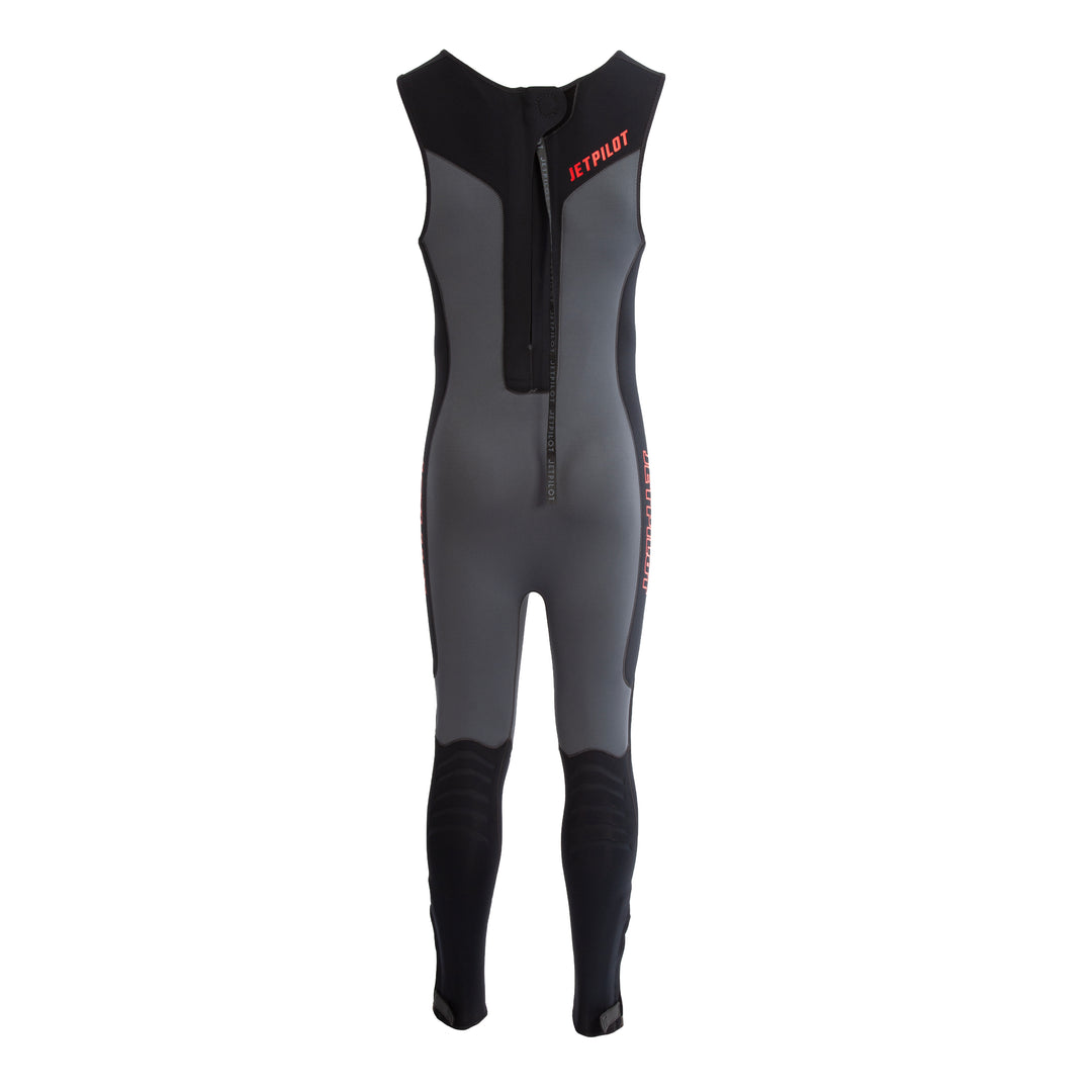 Rear view of the Jetpilot F-86 John wetsuit. #color_black