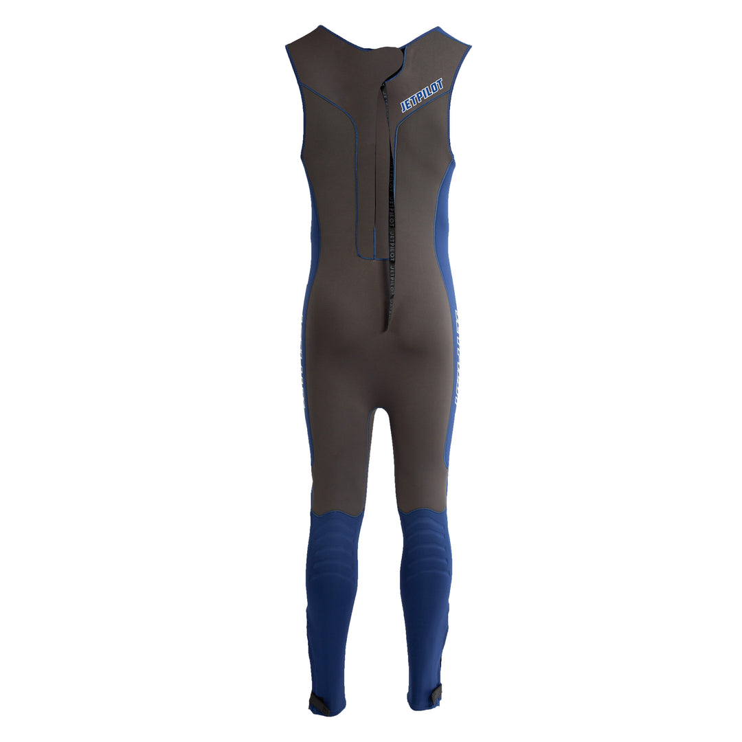 Rear view of the Jetpilot F-86 John wetsuit. #color_navy