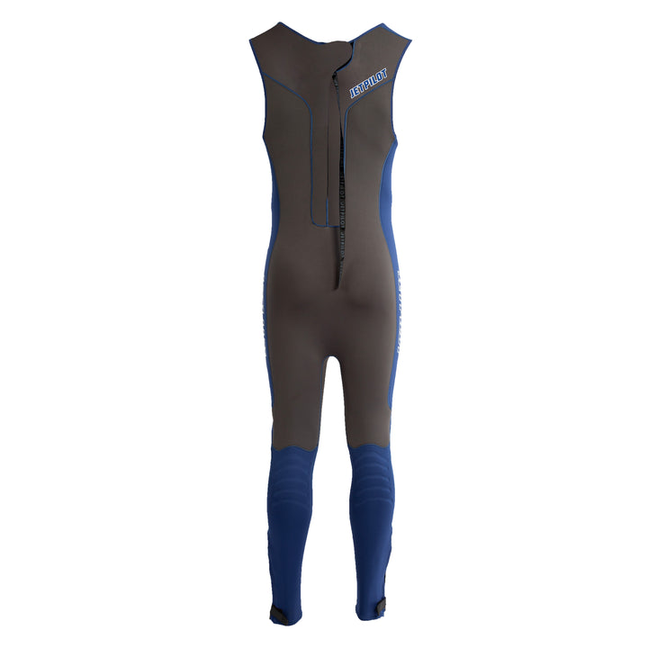 Rear view of the Jetpilot F-86 John wetsuit. #color_navy