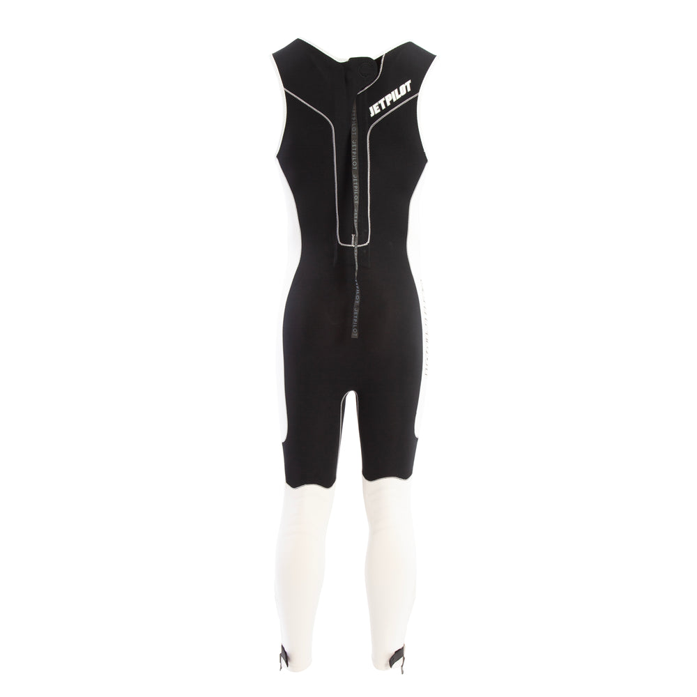 Rear view of the Jetpilot F-86 John wetsuit. #color_white