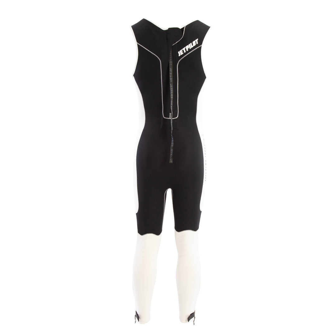 Rear view of the Jetpilot F-86 John wetsuit. #color_white