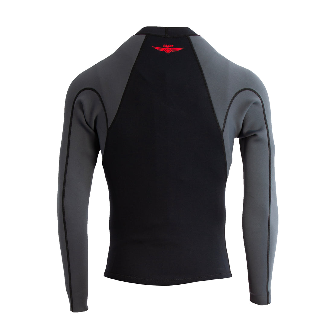 Rear view of the Jetpilot F-86 John Jacket. #color_black