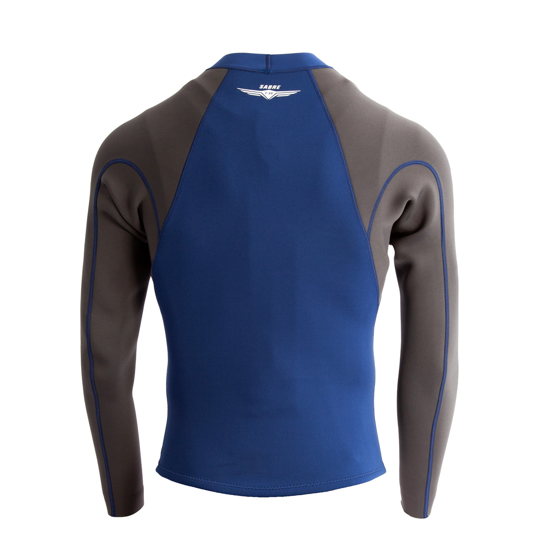 Rear view of the Jetpilot F-86 John Jacket. #color_navy