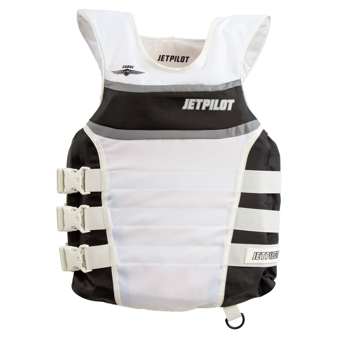 Front view of the Jetpilot F-86 Nylon CGA vest. #color_white