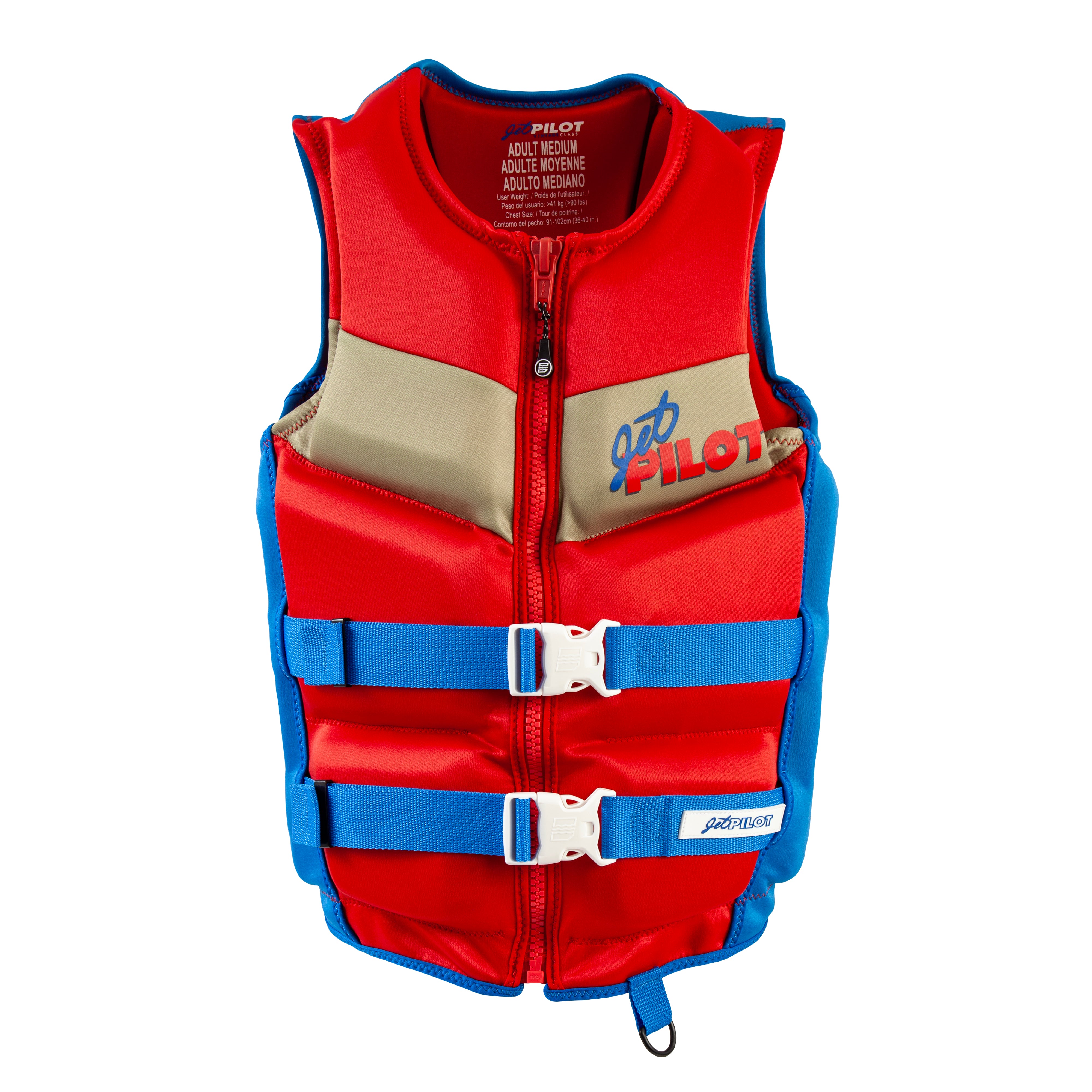 Jetpilot Vintage Class Front Zip Neoprene Coast Guard Approved