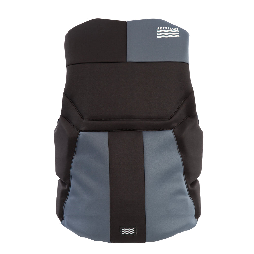 Back view of the Jetpilot Cause CGA Vest. #color_charcoal