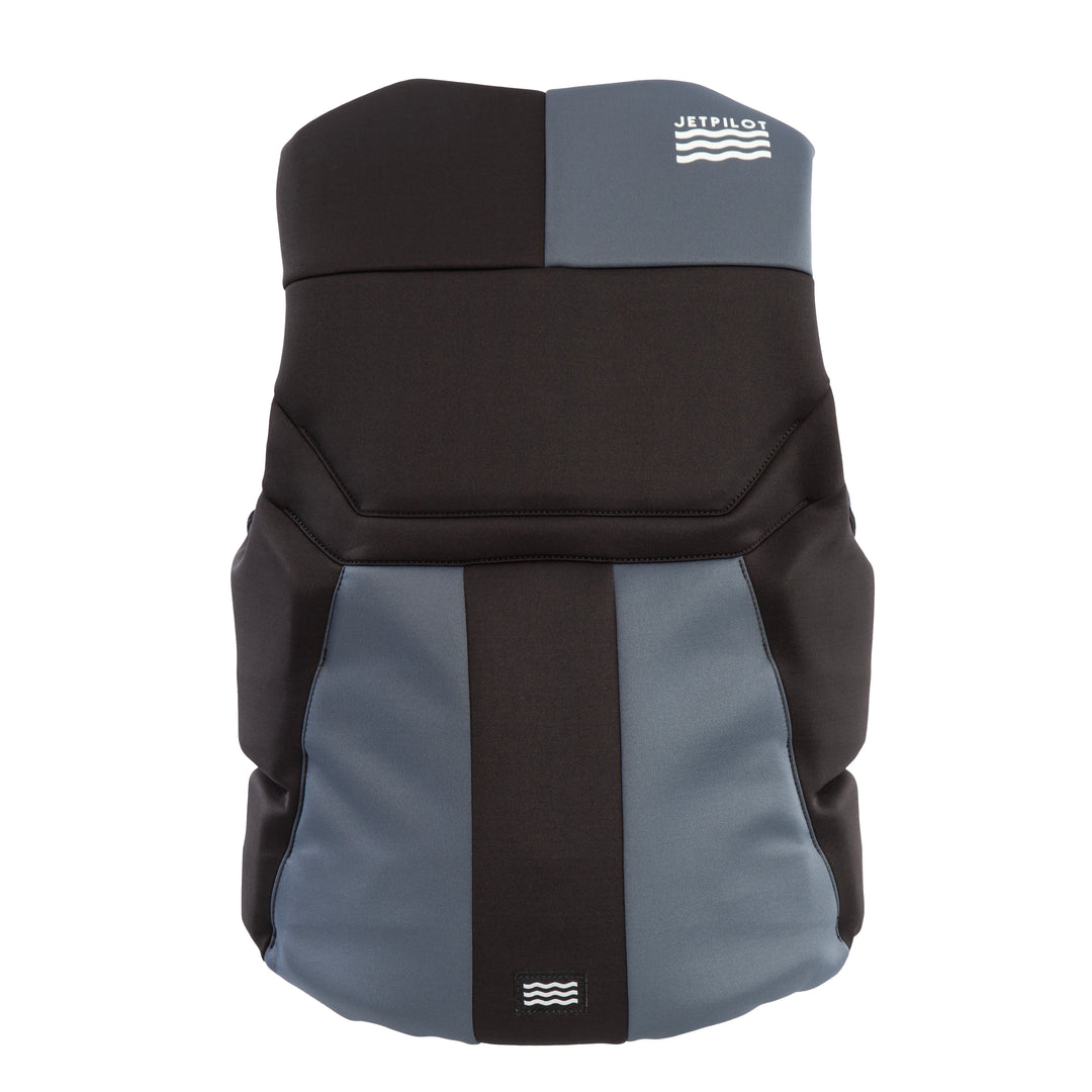 Back view of the Jetpilot Cause CGA Vest. #color_charcoal