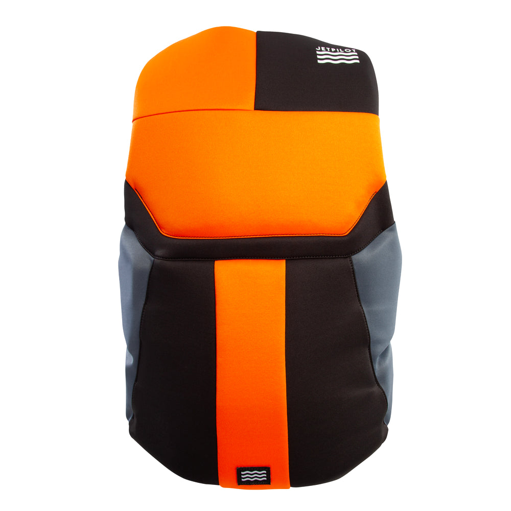 Rear view of the Jetpilot Cause CGA Vest. #color_orange