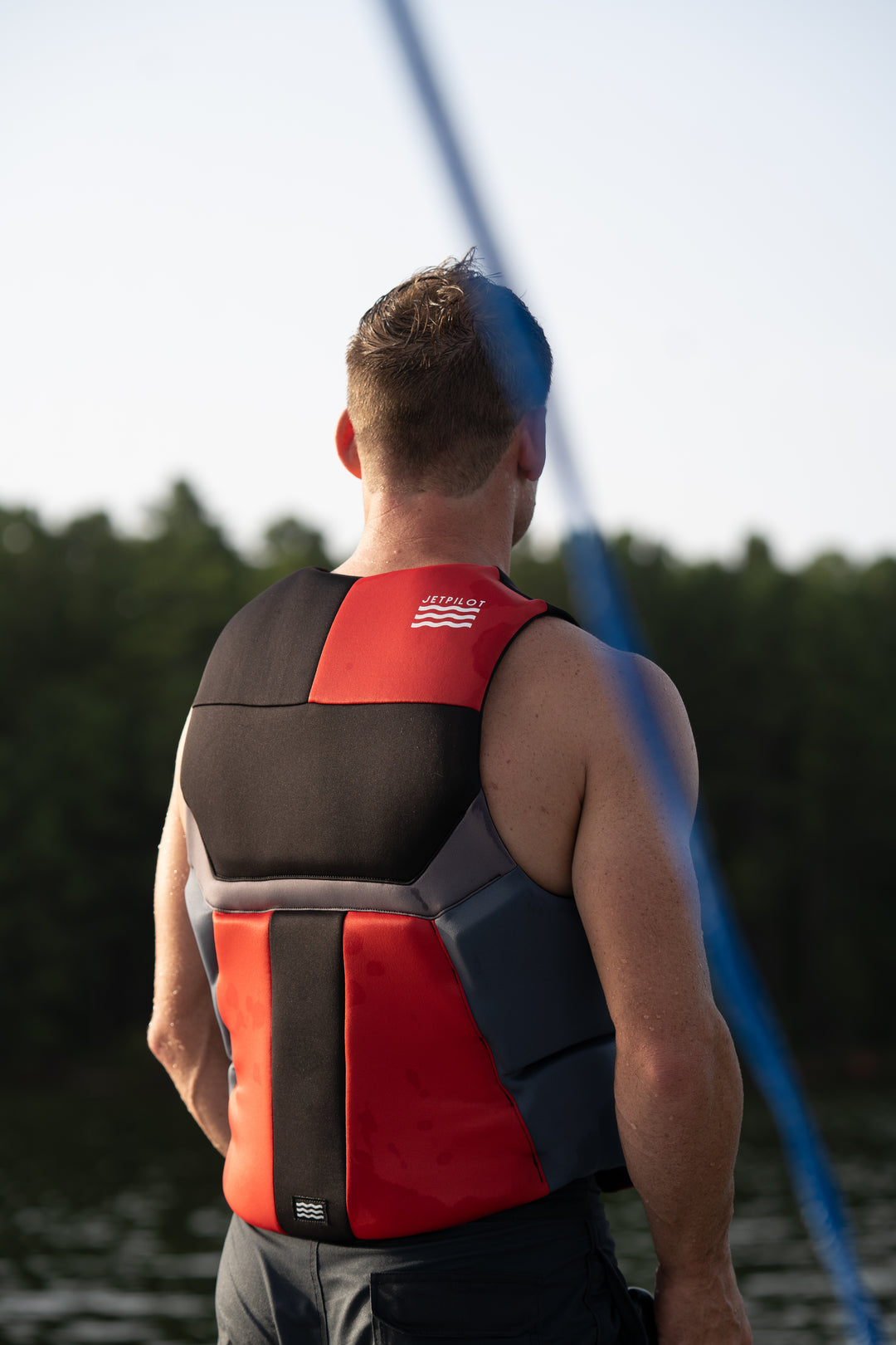 Jetpilot Cause CGA Vest color red. #color_red