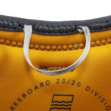 Close up shot of the neck Loop for the Jetpilot Freeboard Comp Vest.