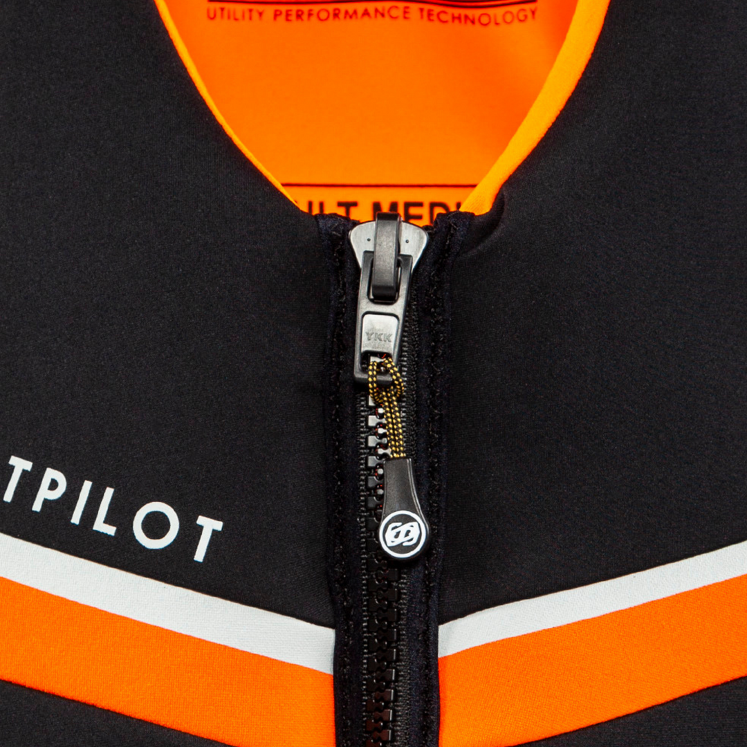 Image showing the zipper of the life vest.