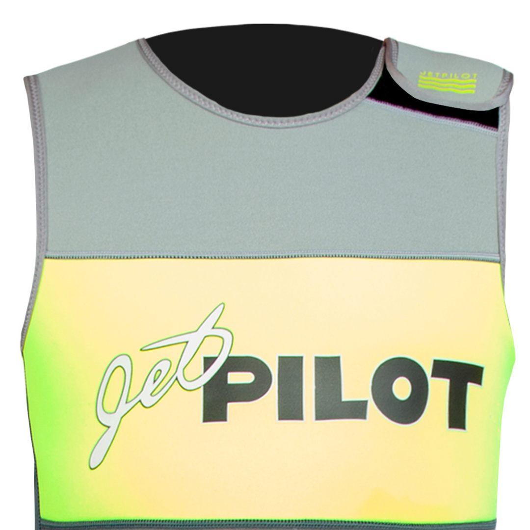 A close up shot of the neoprene that is used on the Vintage Class wetsuits.