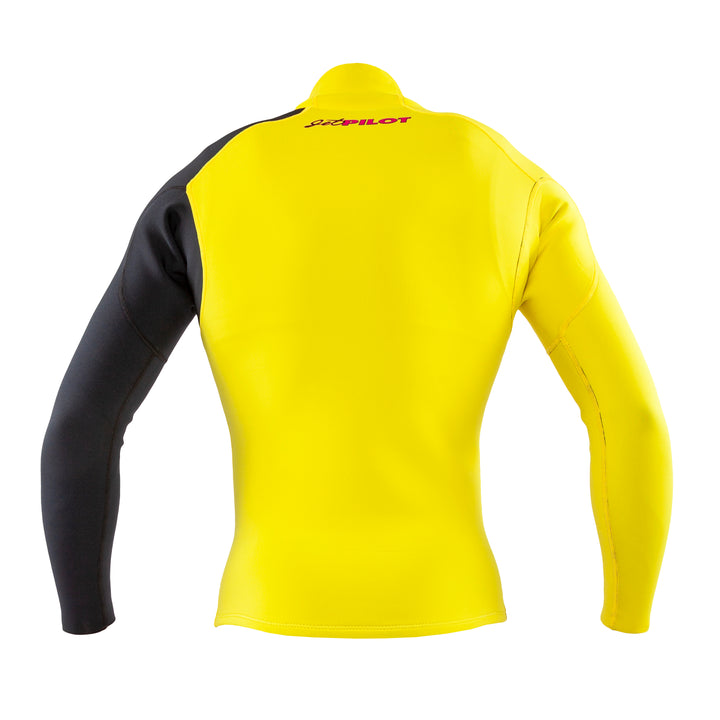 Back view Yellow and Black Vintage Jacket