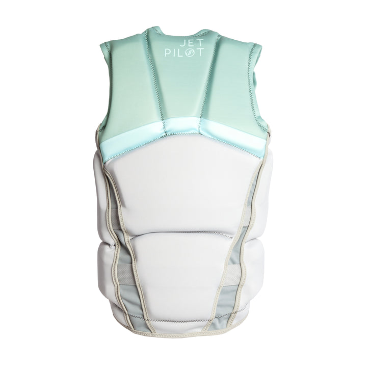 view of the Jetpilot Women's Armada CGA vest. #color_armada-green