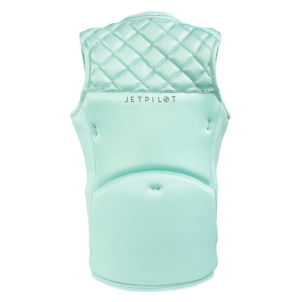Rear view of the Jetpilot Women's Wave Farer comp vest. #color_mint