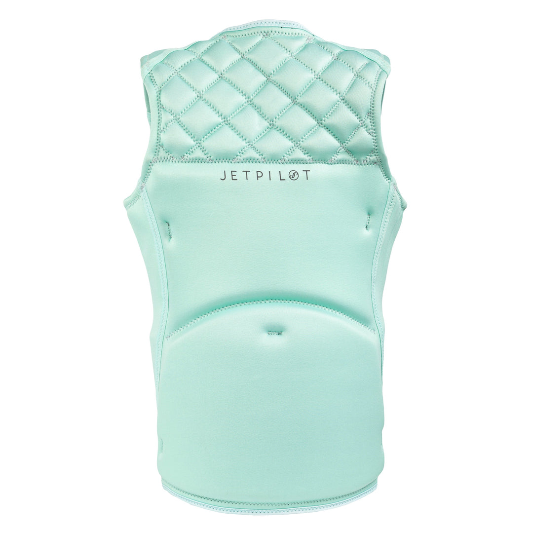 Rear view of the Jetpilot Women's Wave Farer comp vest. #color_mint