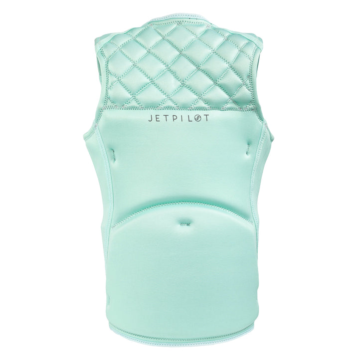 Rear view of the Jetpilot Women's Wave Farer comp vest. #color_mint