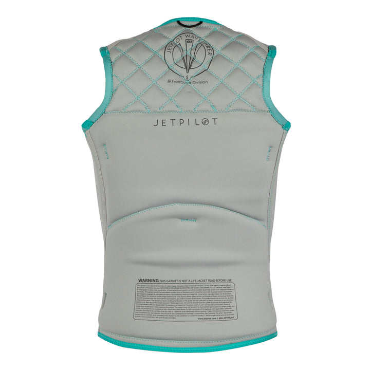 Reverse back view of the Wave Farer comp vest in the Wave Sea colorway.