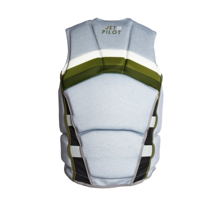 view of the Men's Jetpilot Armada CGA Vest. #color_grey-heather