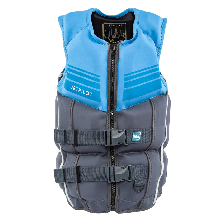 Front view of the Shaun Murry CGA Vest in the blue colorway. #color_sky-blue