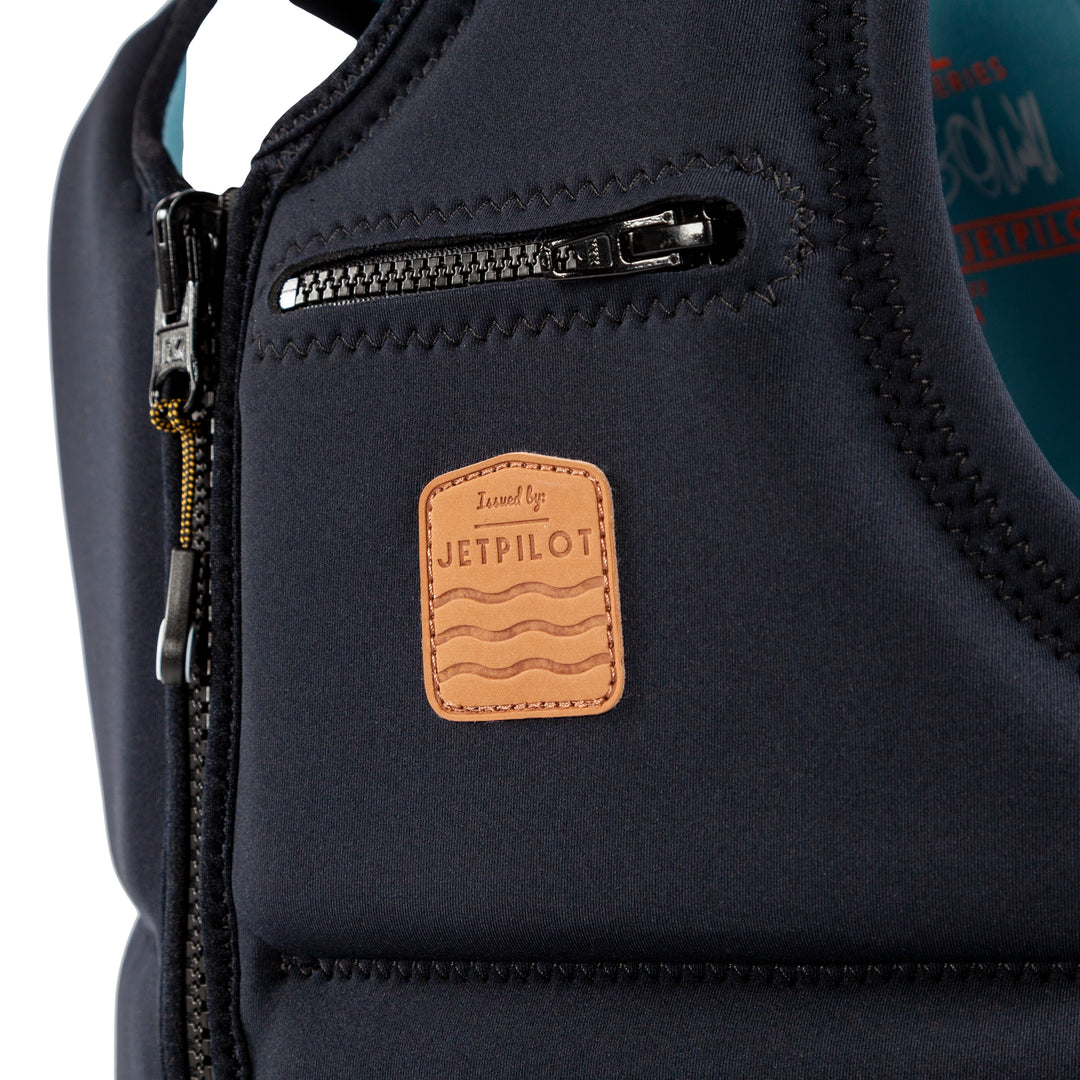 Close up view of the JB Oneill Comp Vest.