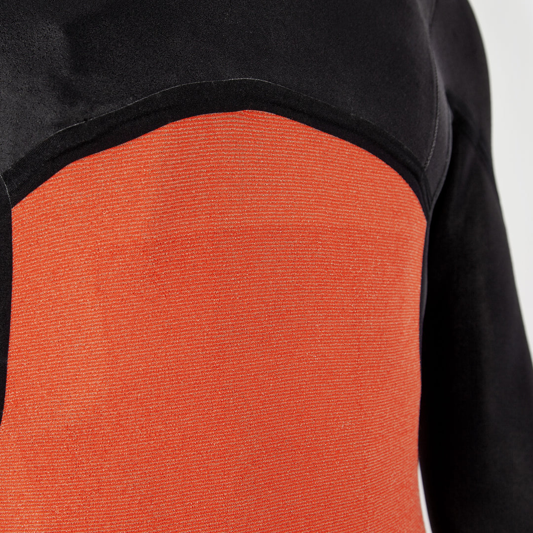 JP22165 L.R.E. ELEMENT 3/2 MM FULLSUIT 3/2mm flex-lite Yamamoto Neoprene  inside view  of the lined core for added warmth