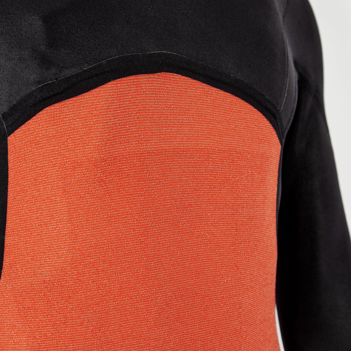 JP22165 L.R.E. ELEMENT 3/2 MM FULLSUIT 3/2mm flex-lite Yamamoto Neoprene  inside view  of the lined core for added warmth