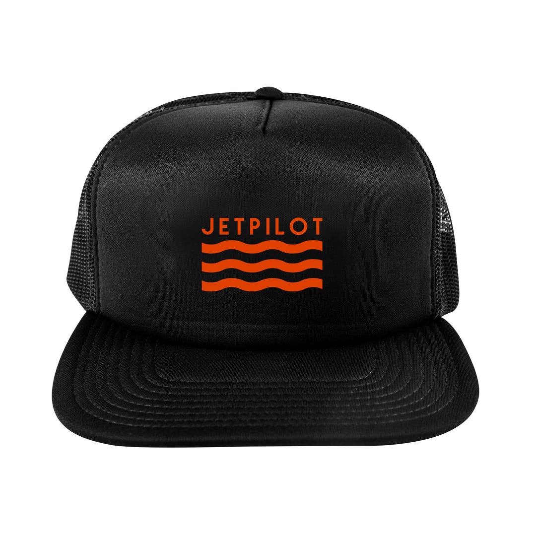 Front view of the black LRE hat