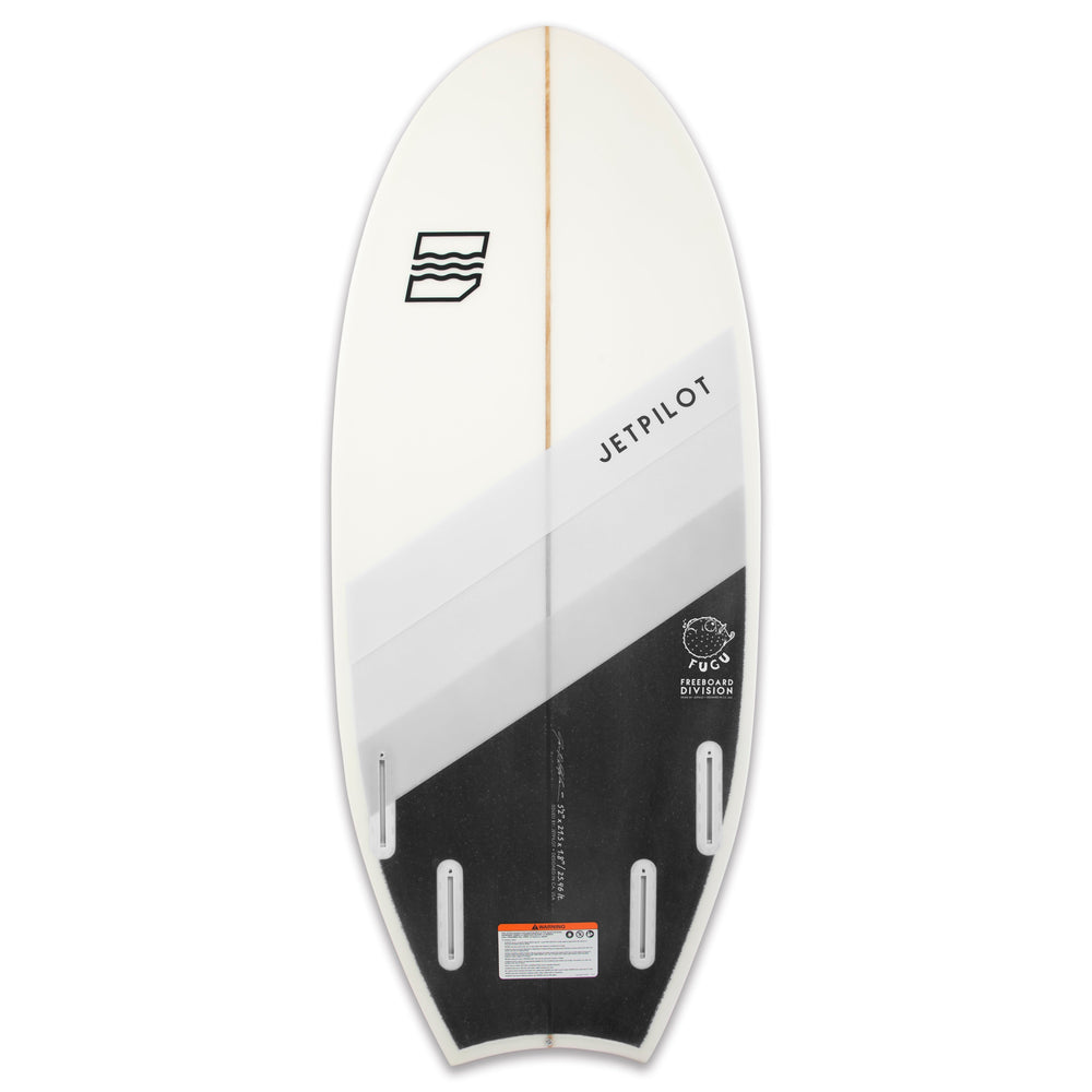 Rear view of the Jetpilot Fugu Wake Surfboard.