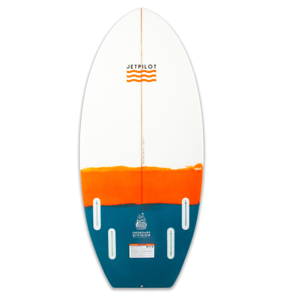 Rear view of the Jetpilot Flying Dutchman Wake Surfboard.