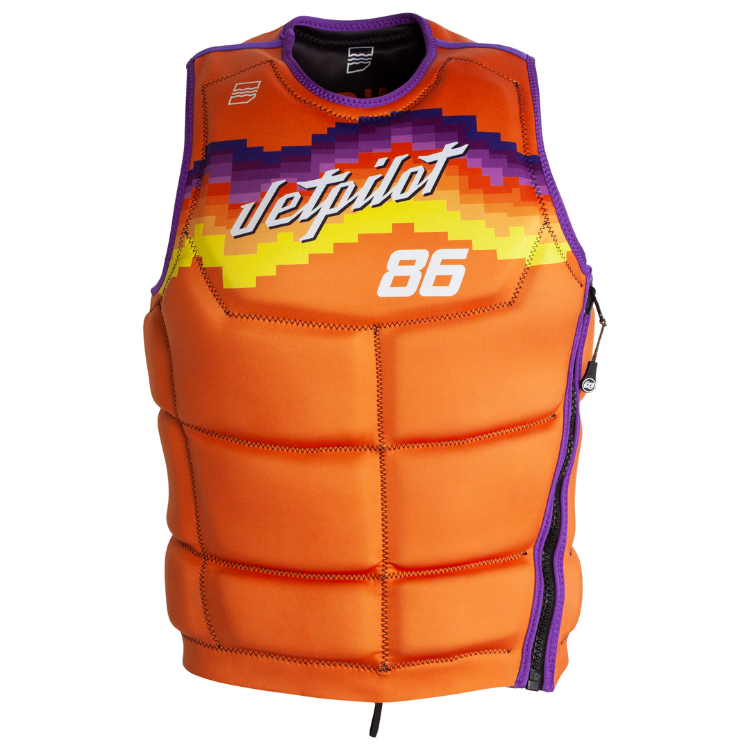 View of the Jetpilot Bonifay Baller Comp Vest. #color_black-phx