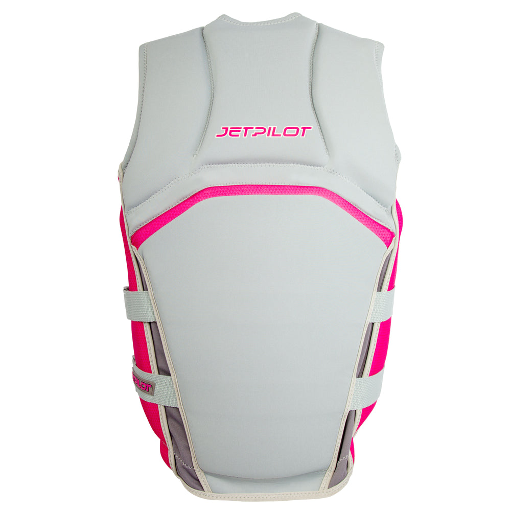 Back view of the F 86 Sabre Neoprene CGA Vest color silver pink