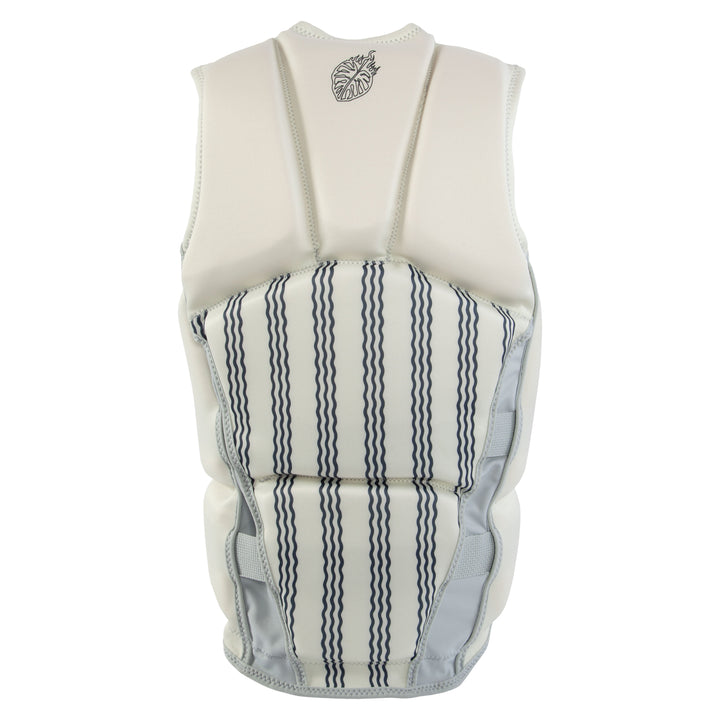 view of the Jetpilot Women's Copy Cat Club CGA vest. #color_cream
