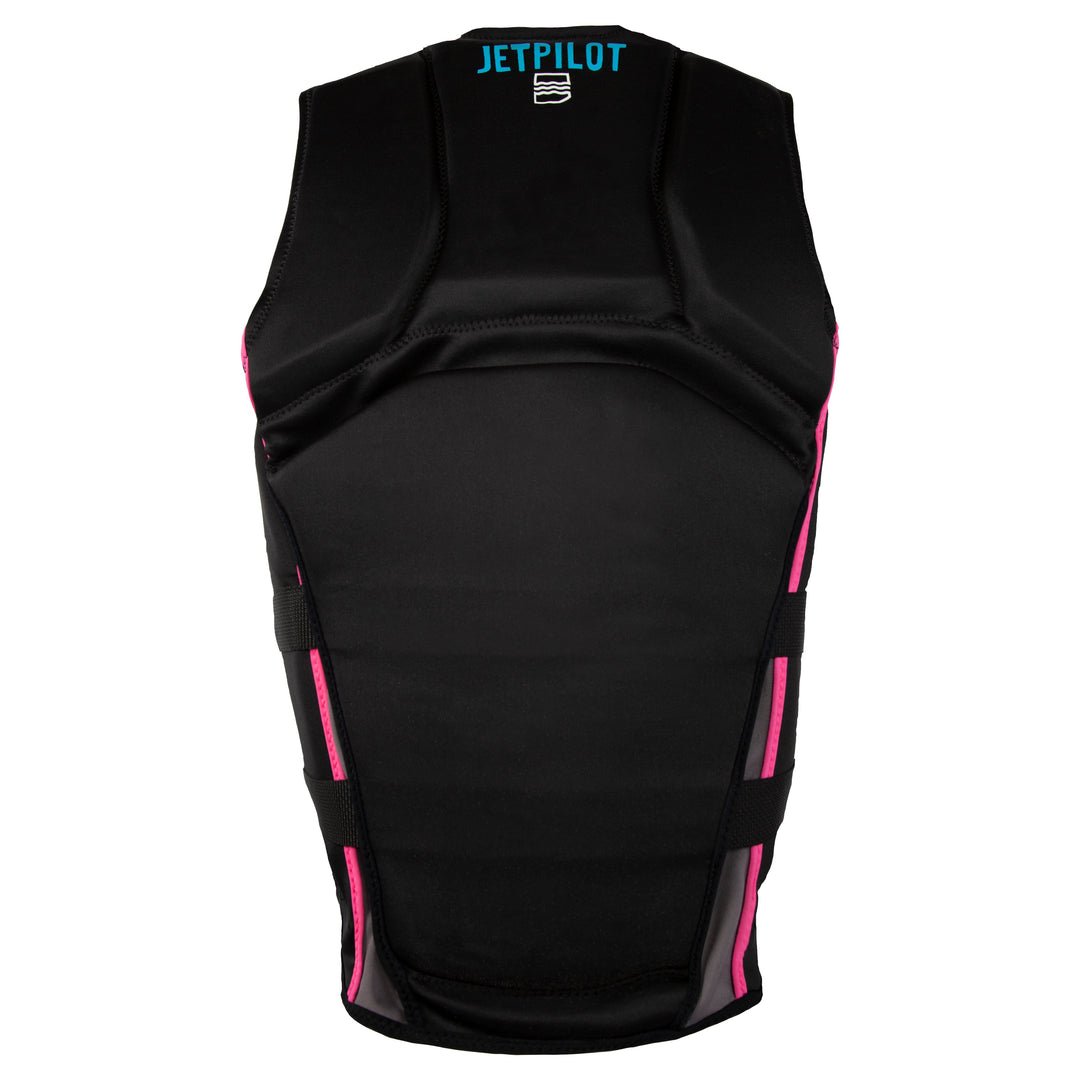 Back view of the Jetpilot Bonifay Baller CGA Vest. #color_black