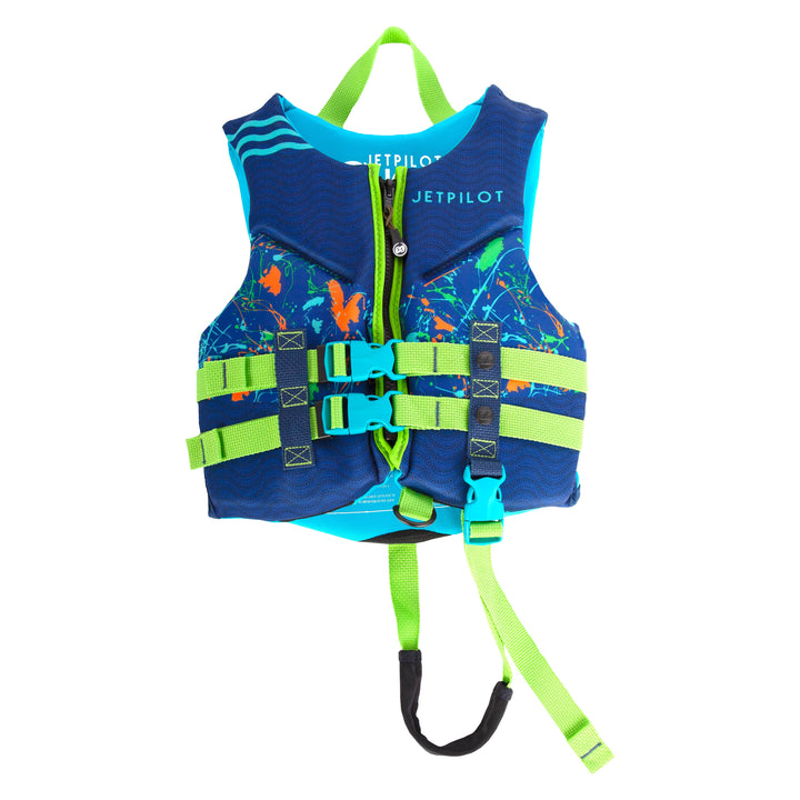 Front view of the Jetpilot Child Cause PFD in navy