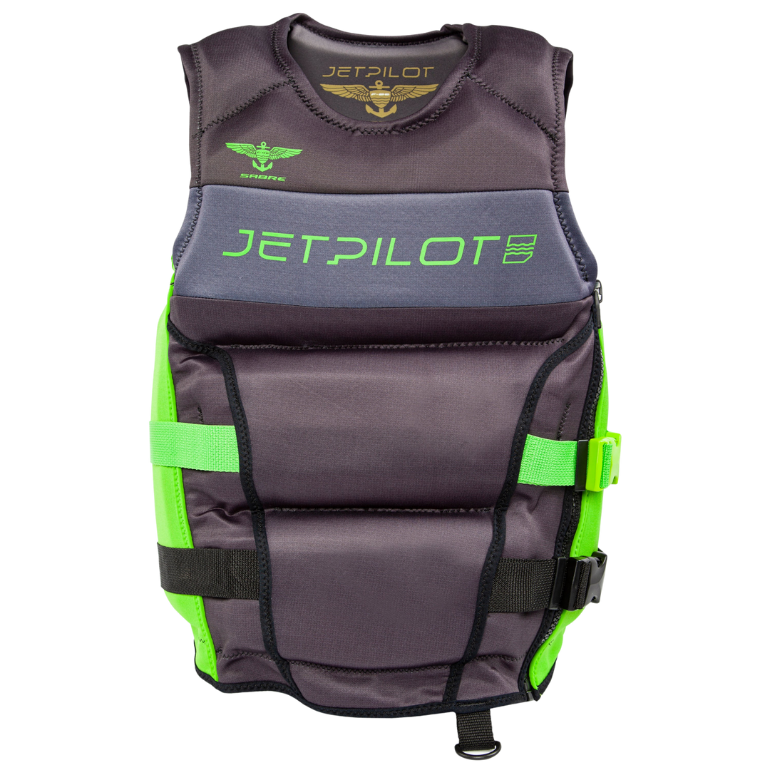 Front view of the F-86 Sabre Neoprene CGA Vest. #color_black