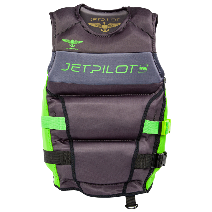 Front view of the F-86 Sabre Neoprene CGA Vest. #color_black