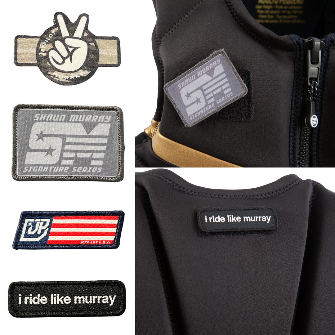 Interchangeable Velcro patches