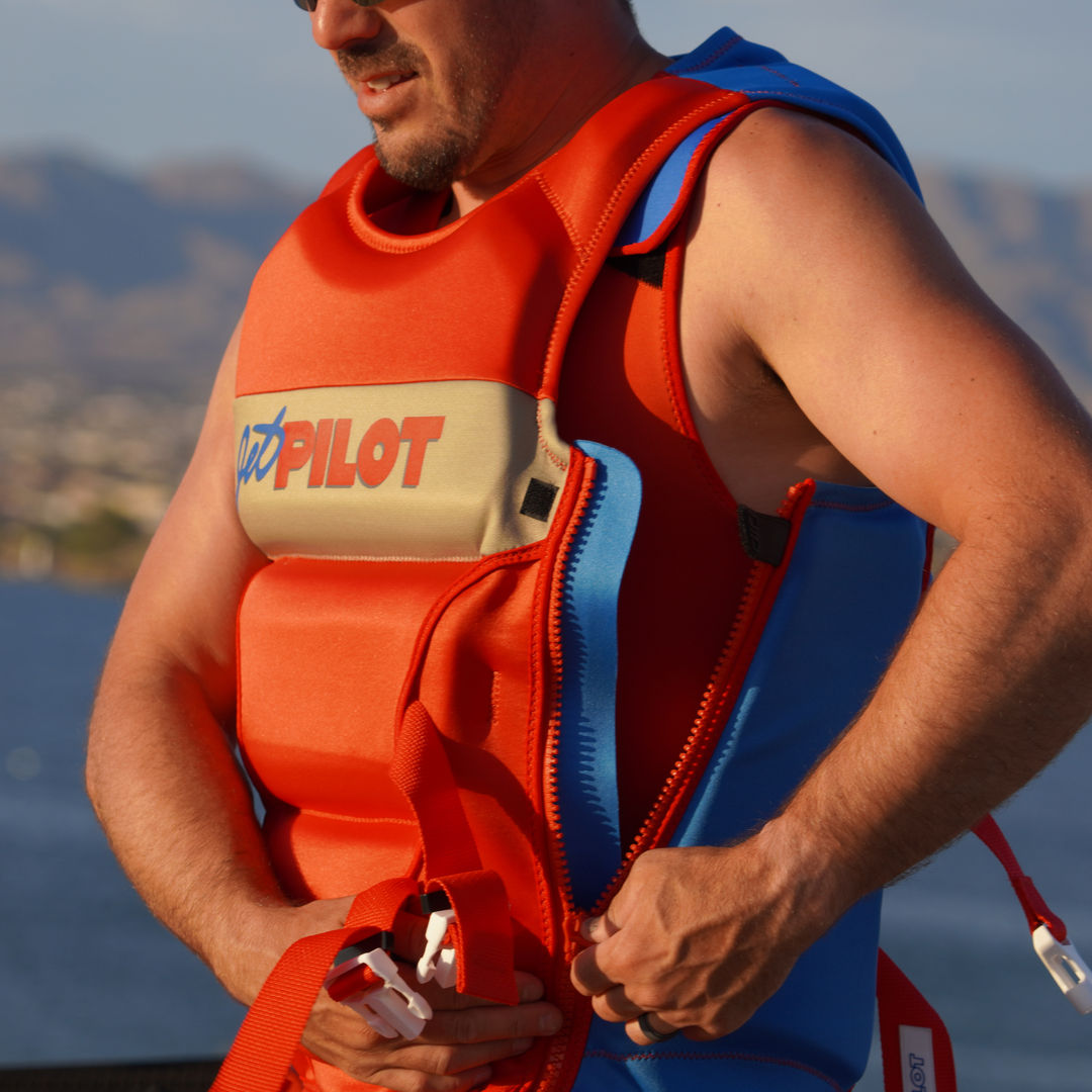 Jetpilot Vintage Class Side Zip CGA Vest Durable Self-locking Zipper