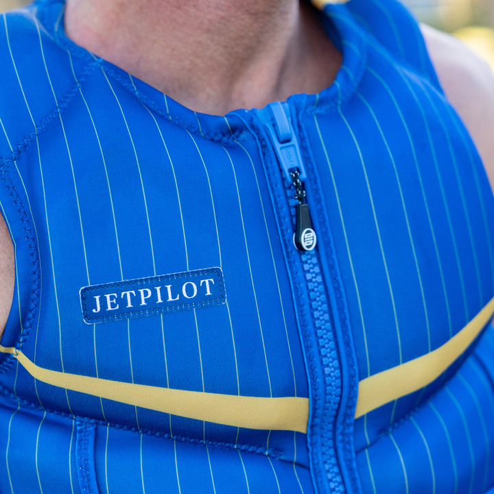 Jetpilot Shaun Murray Durable self locking zipper. #color_navy