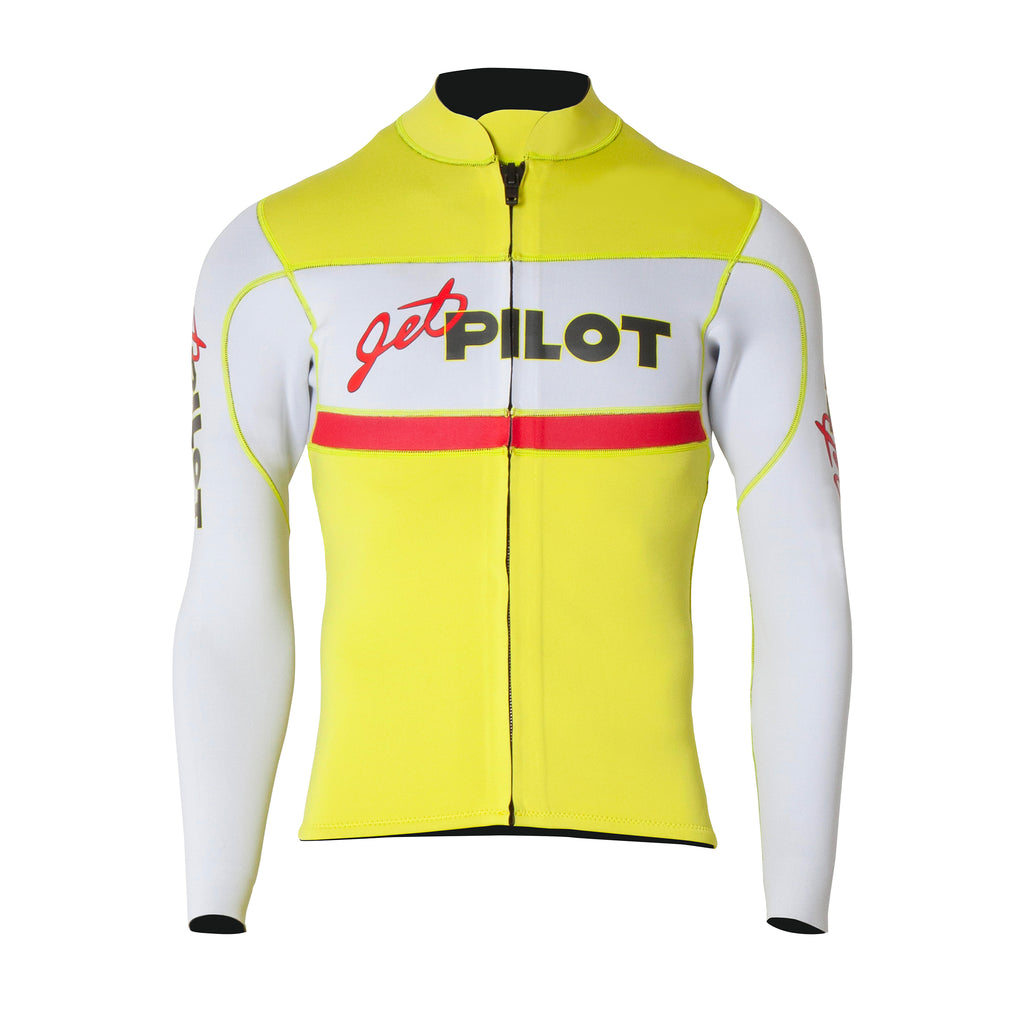 ウェア Men's Yellow and White Jacket Vintage Class Jacket – JETPILOT