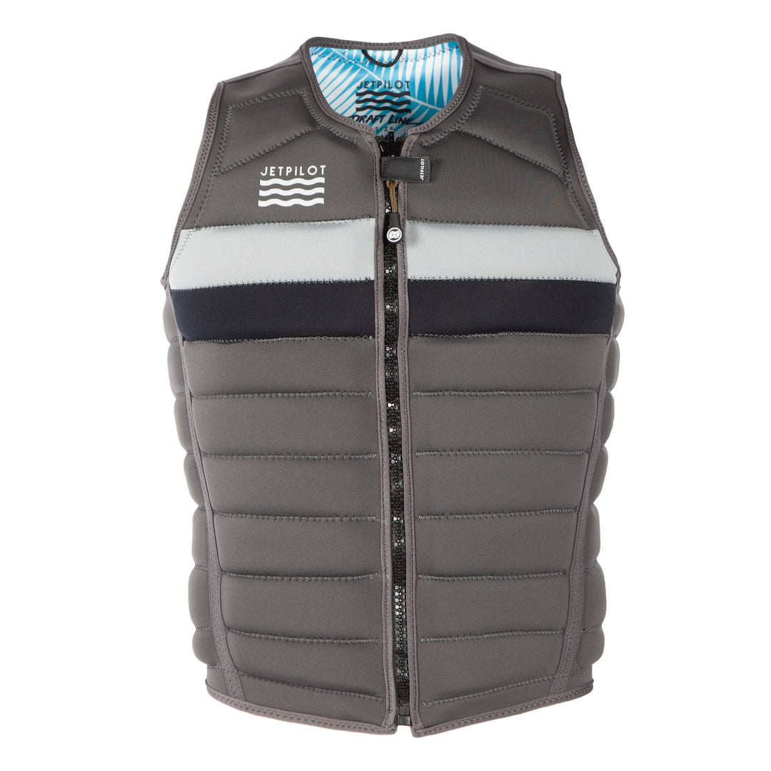 Image of the Jetpilot Draft Line Comp vest showing the Multi-Flex pattern.